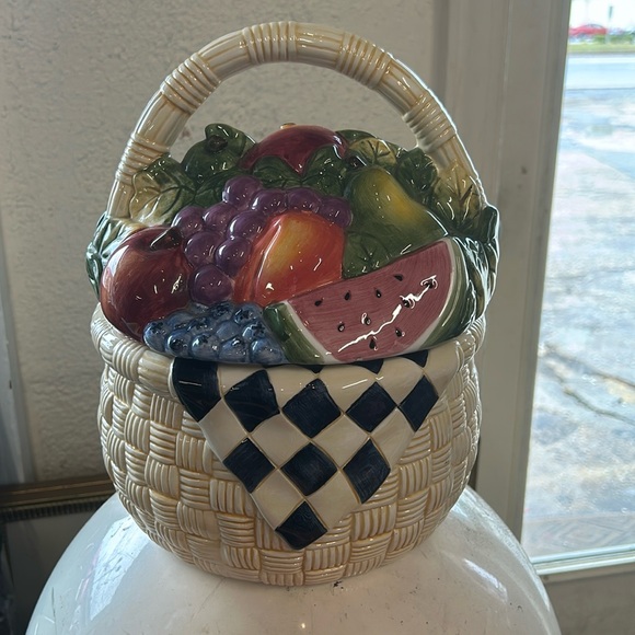 Susan Winget cookie jar vintage rare fine - Picture 1 of 9